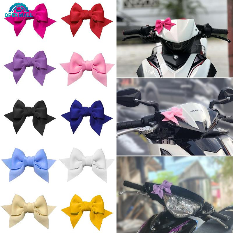 Helmet Ribbon decoration Helmet Bow Motorcycle Electric Bike Skiing ...
