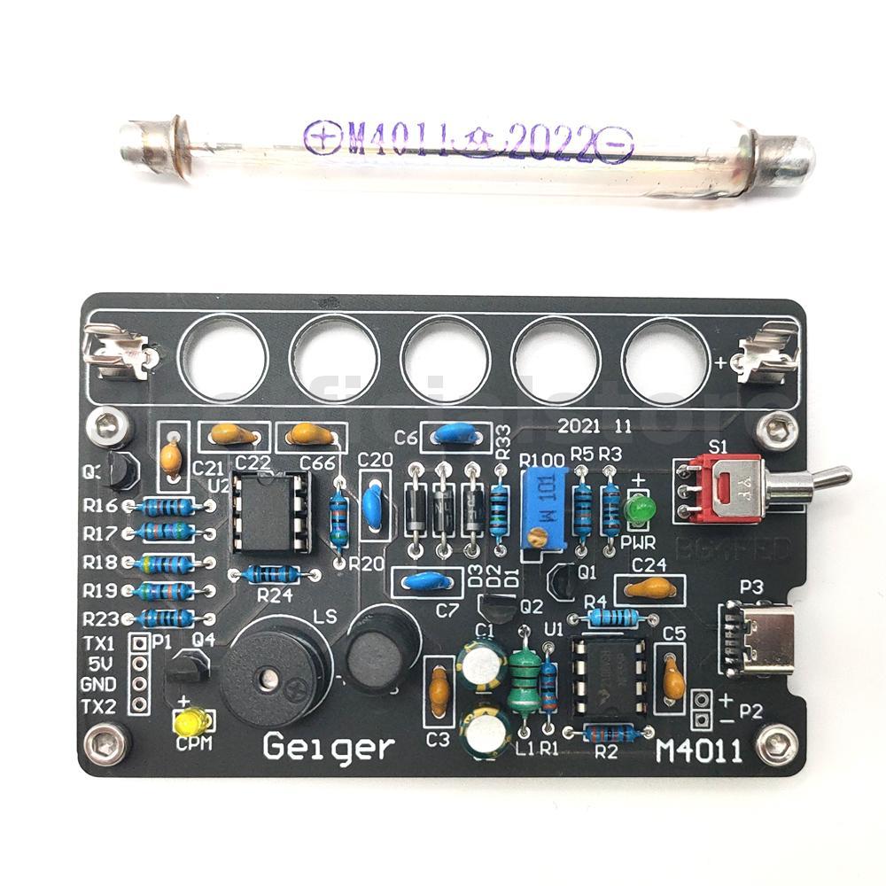 DIY Kit Nuclear Radiation Detector Geiger Counter Module Dosimeter with ...