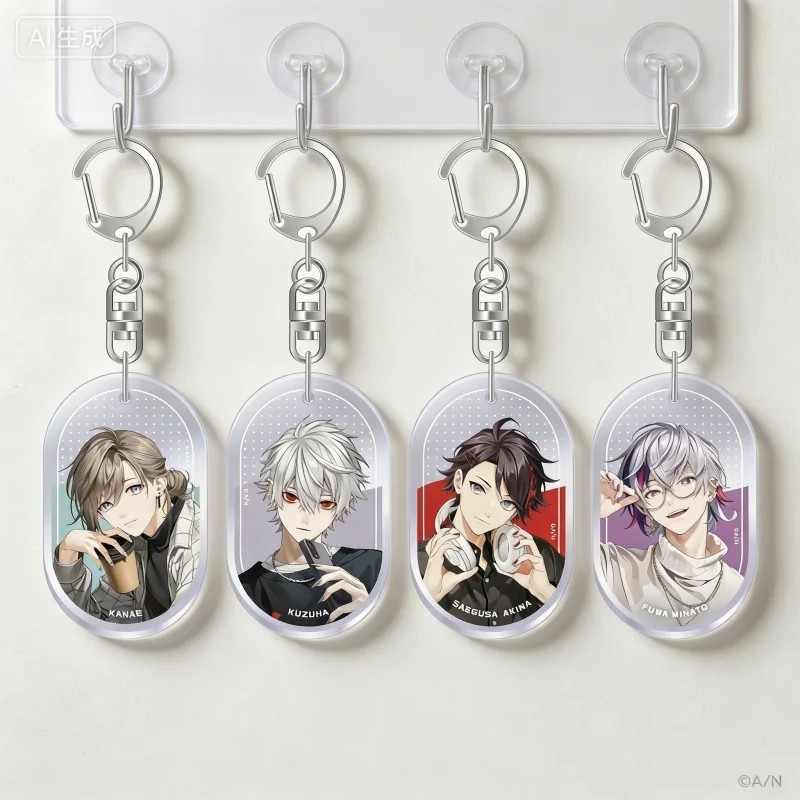 Nijisanji Decora Mode Part 2 Acrylic Keychain Kuzuha Kanae Fuwa Minato ...