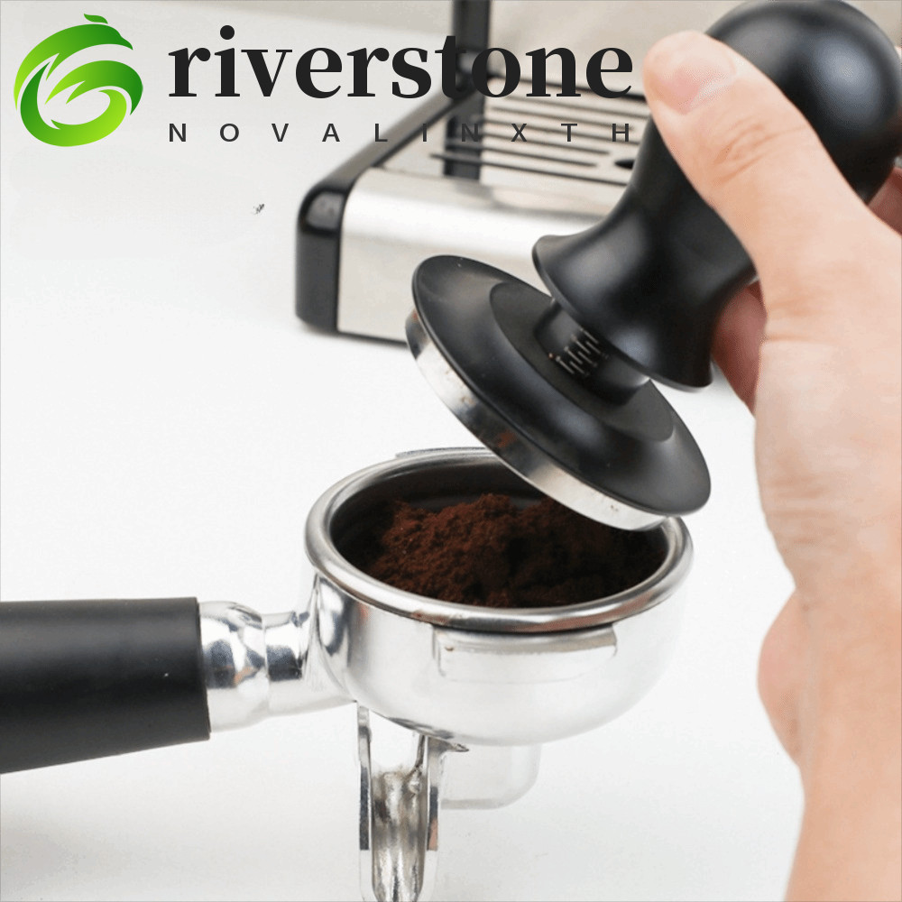 RIVERSTONE Coffee Leveler, 51/53/58MM Spring Loaded Coffee Tamper ...