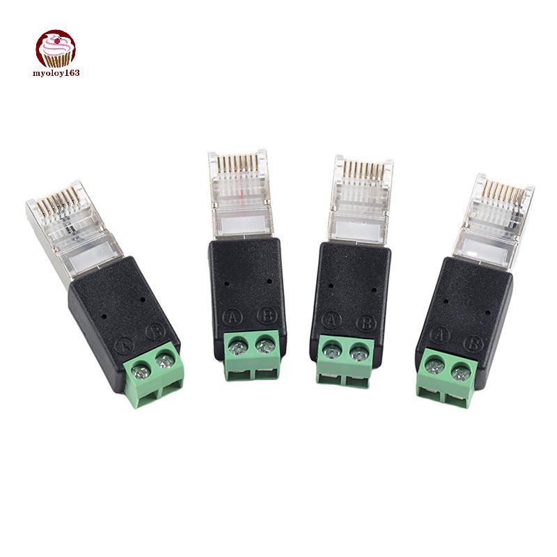 [Myoloy] RJ45 to RS485 Converter RJ45 Terminal Adapter RJ45 to RS485 ...