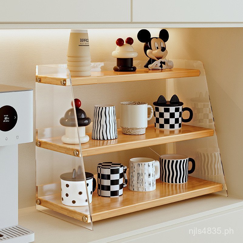Coffee cup and tea cup rack, water cup storage rack, cup desktop ...