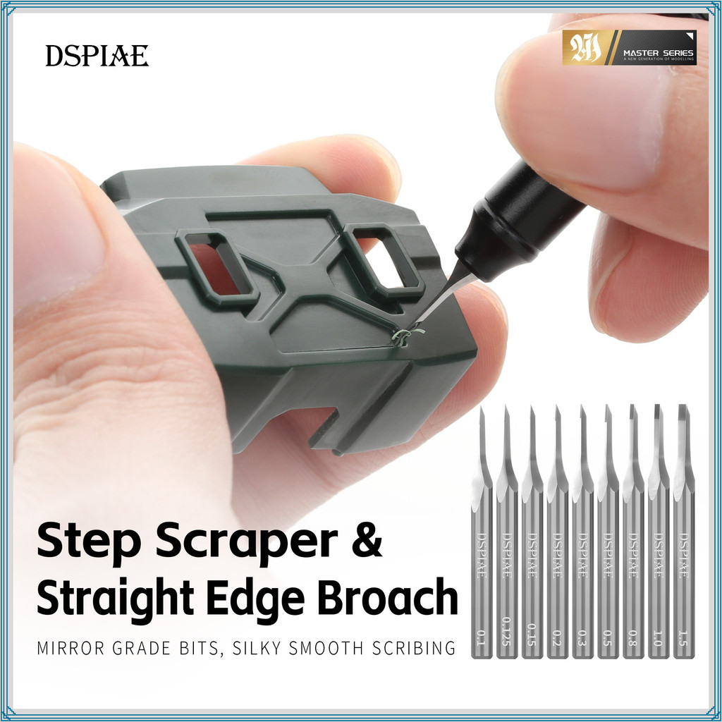 DSPIAE Ultra Precise Scribing Tool Straight Edge Broach and Step ...