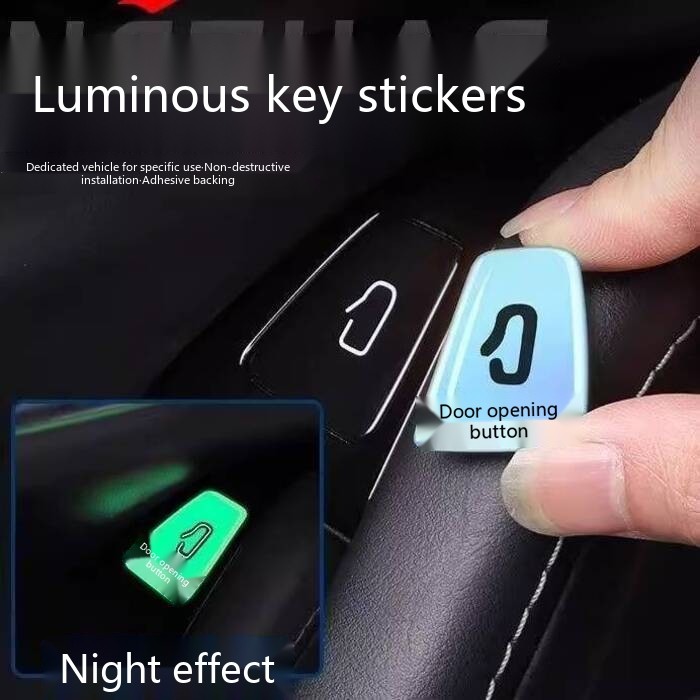 Suitable for Tesla Door Button Reminder Stickers 24 Models Interior ...