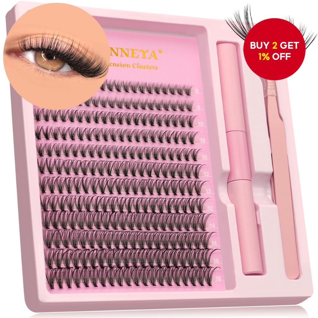Lash Clusters Kit Lashes Eyelashes Extension Eyelash Cluster Individual ...