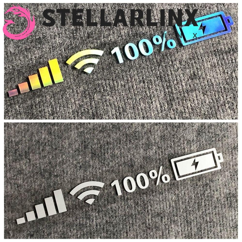 STELLARLINX Car Battery Light Sticker, Reflective Luminous 100% Wifi ...