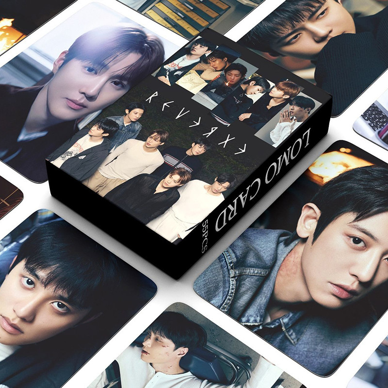 55pcs/box EXO Photocards REVERXE Album KPOP LOMO Card Collection Card ...