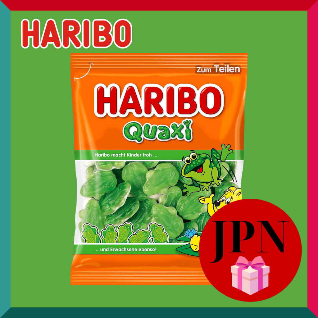 HARIBO Frog Quaxi Gummies 175g | Peach & Passion Fruit | Foam Base ...