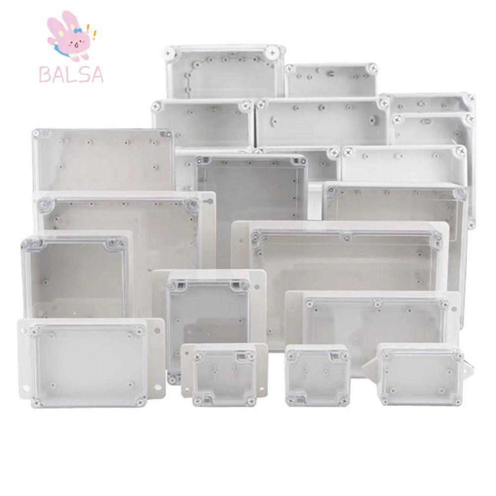 BALSA Outdoor Junction Box, Plastic Transparent Enclosure Cover, 10 ...
