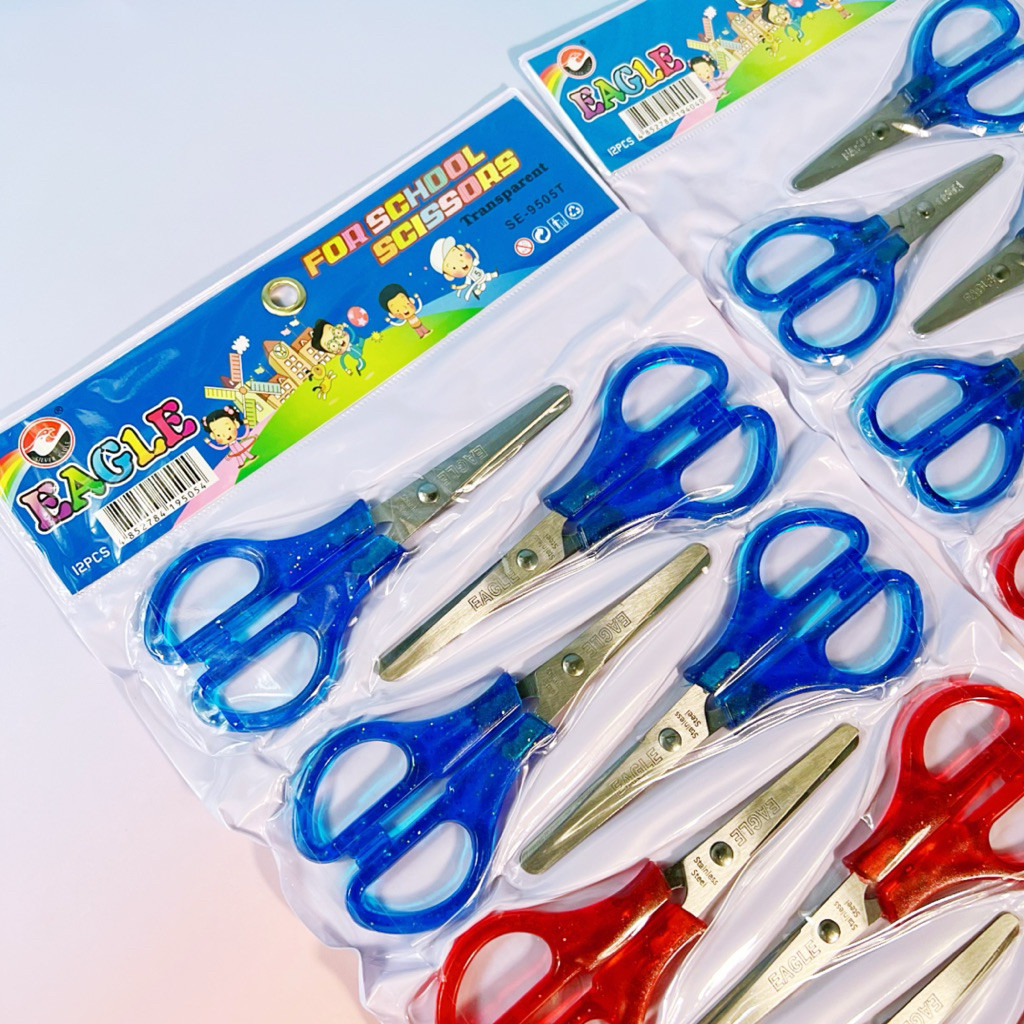 12Pcs/Pack Craft Scissor Portable Gunting / Foldable Scissor 4,5,7 inch ...