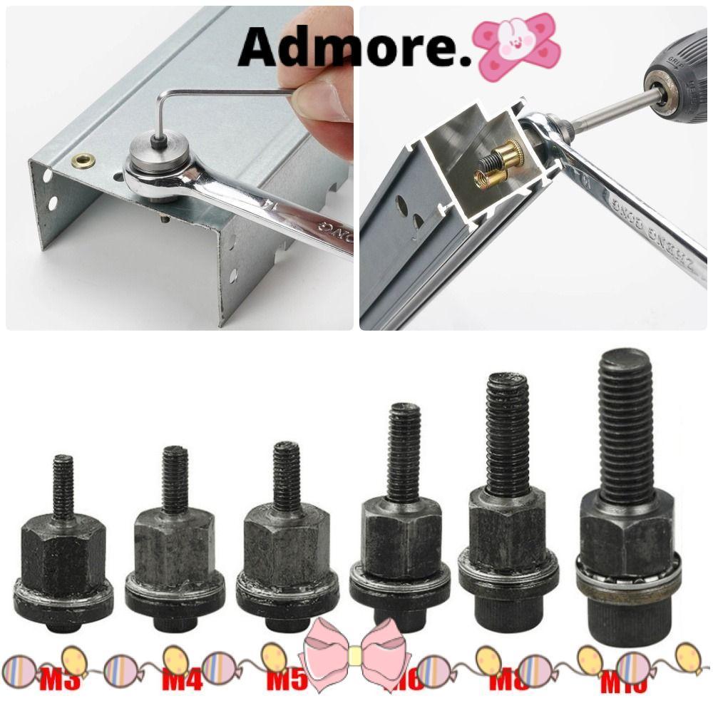 ADMORE 1Pcs Hand Rivet Nut, Easy Installation M3 M4 M5 M6 M8 M10 Manual ...