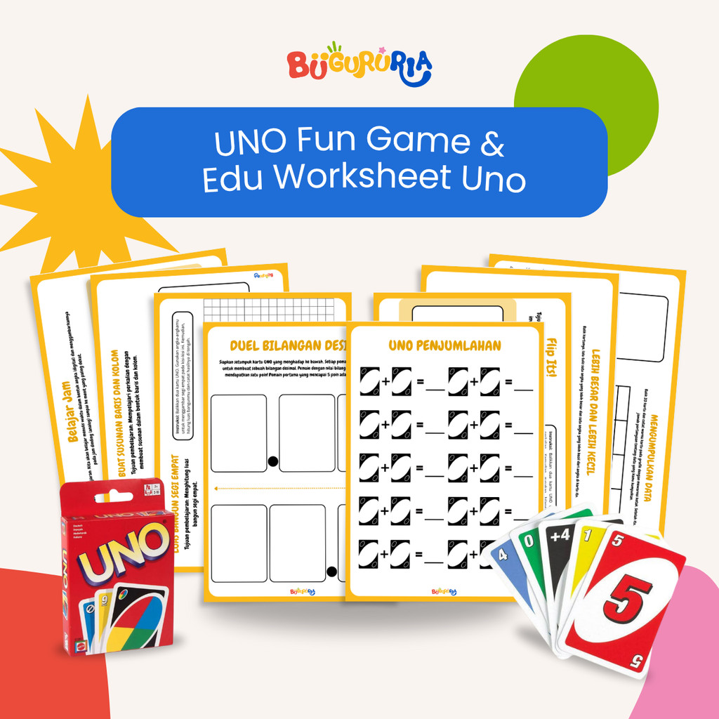 Teacher Ria - UNO Fun Game & Edu Worksheet | Elementary School ...