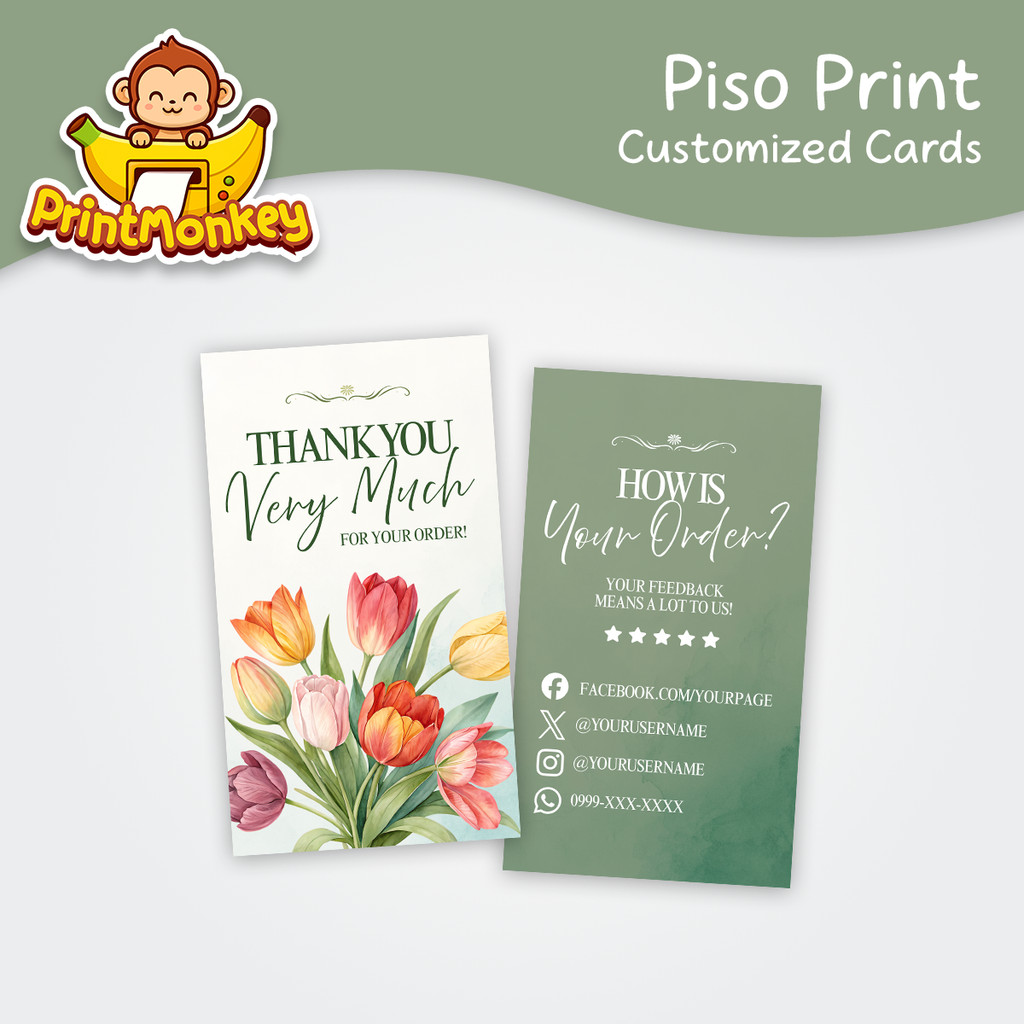 Piso Print | Customized Cards | Personalized Cards | Print Monkey ...