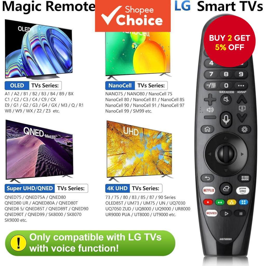 Voice Magic Remote for LG Smart TV Magic Remote Control Replacement ...