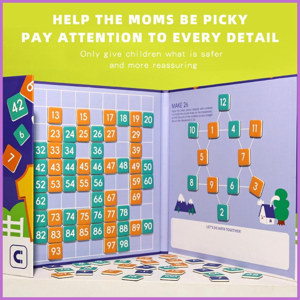 Math Game Educational Interactive Game Number Math Learning Toy Set for ...