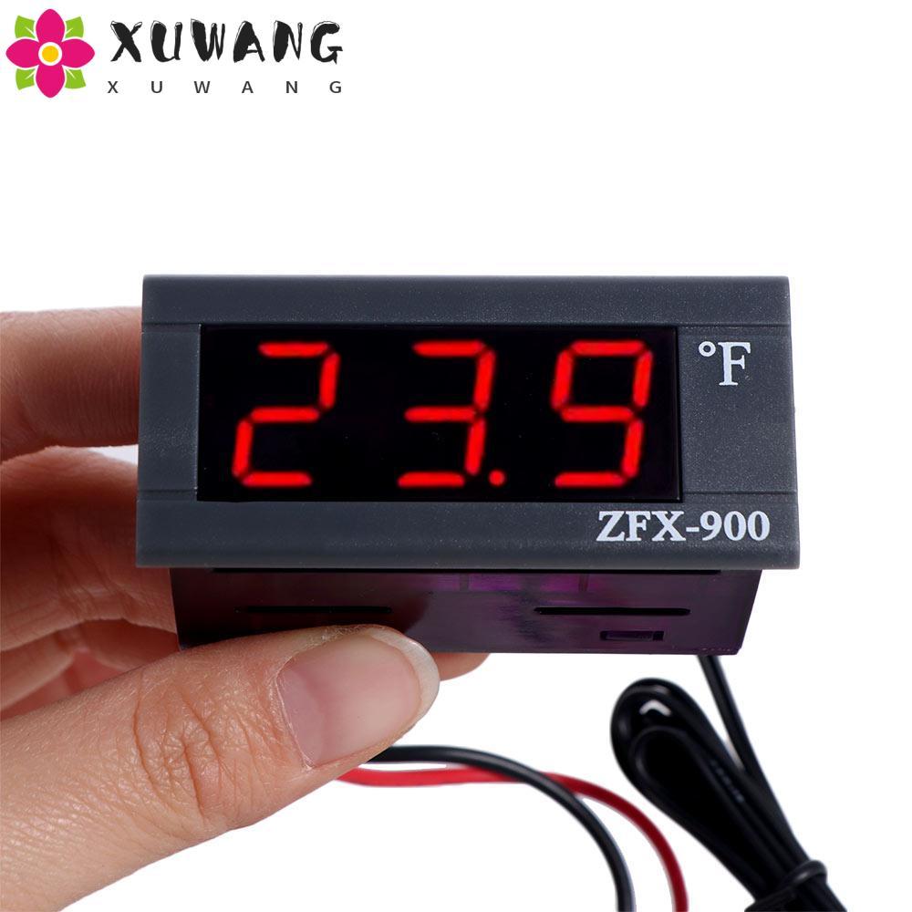 QUENTIN Embedded Temperature Meter, Digital LED Panel Meter Temperature ...