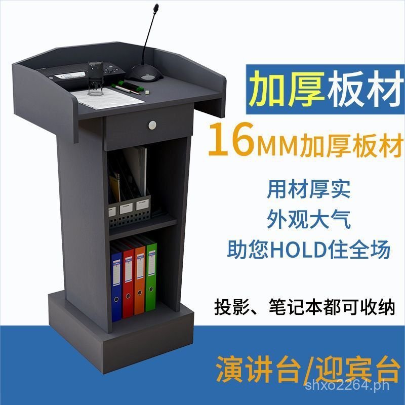 Simple Reception Shopping Guide Counter Lecture Table Small Desk Table ...