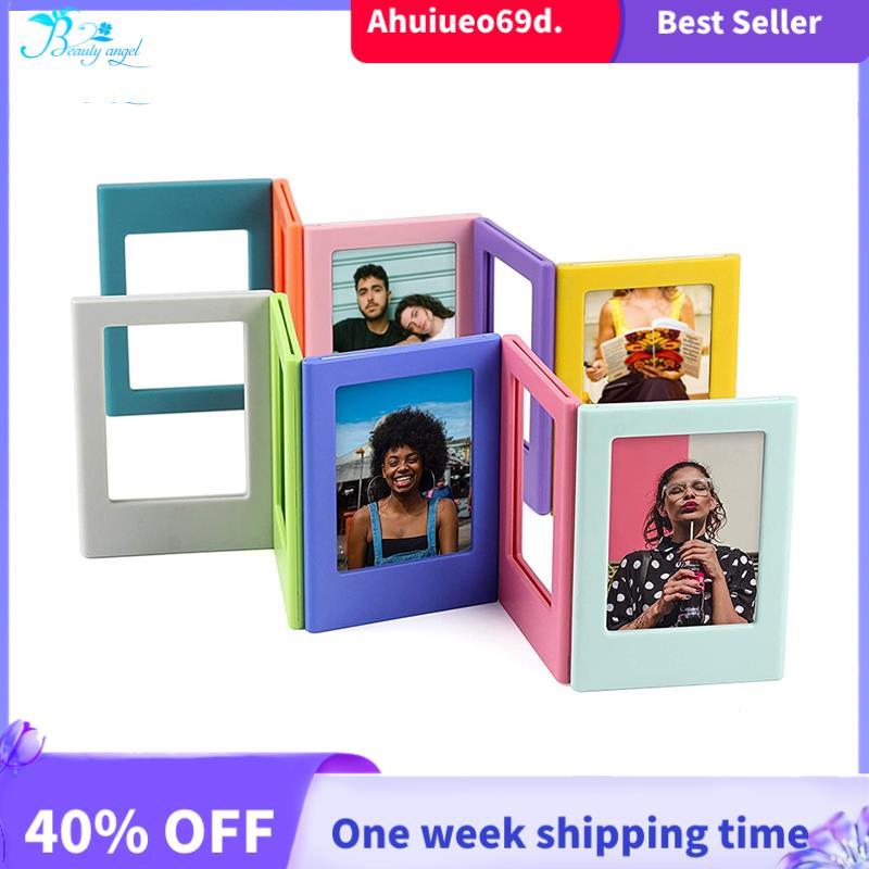 10 Pieces 3 Inch Magnetic Photo Frames Mini Table Fridge Magnetic Photo ...