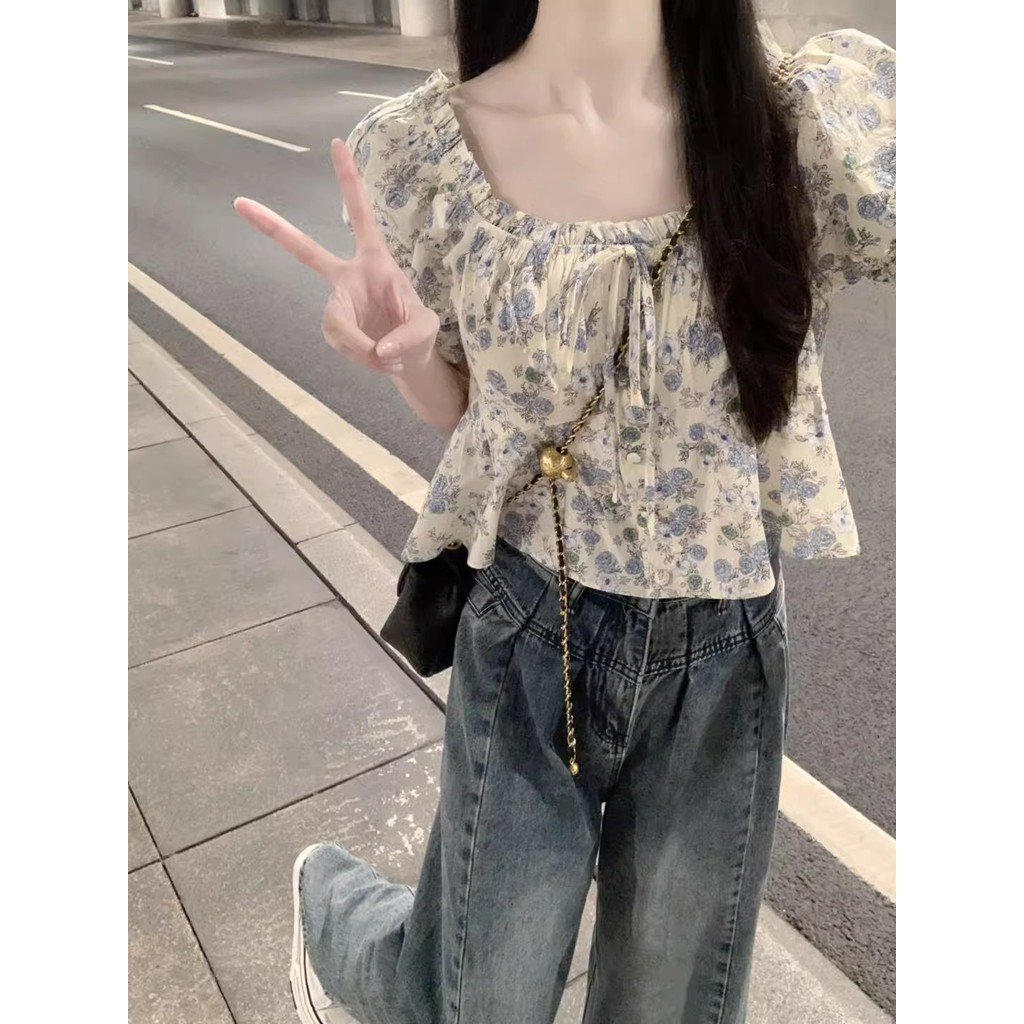 double linning tops tops for women aesthetic Fat MM150kg Large Size ...