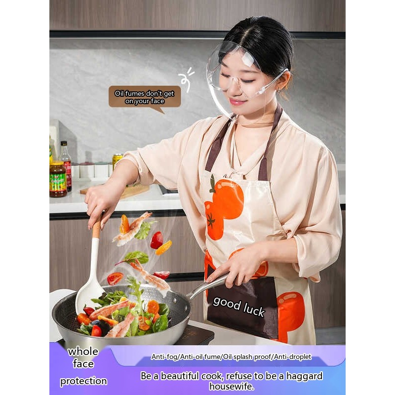 Mask kitchen, with fume full face mask protection, transparent mask ...