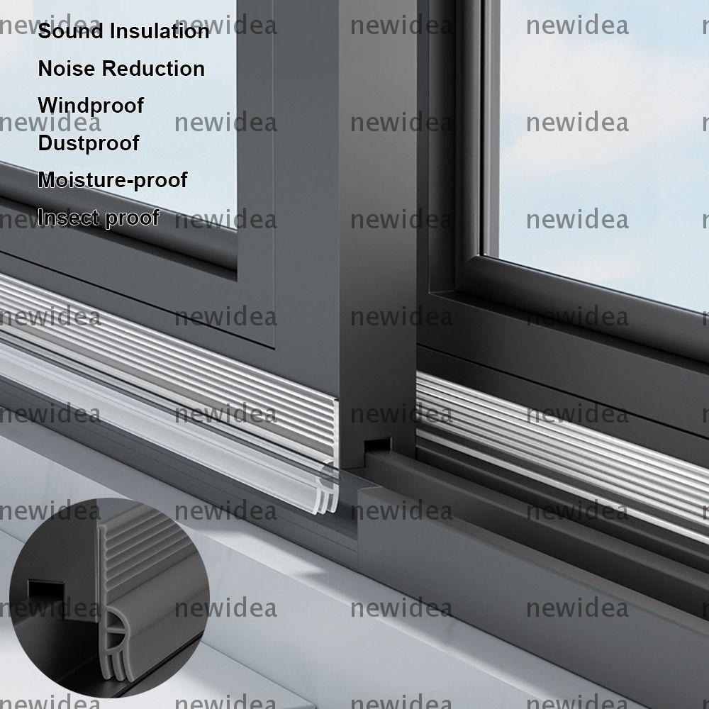 NEWIDEA 2/4M Sliding Window Sealing Strip, Windproof Self-adhesive ...