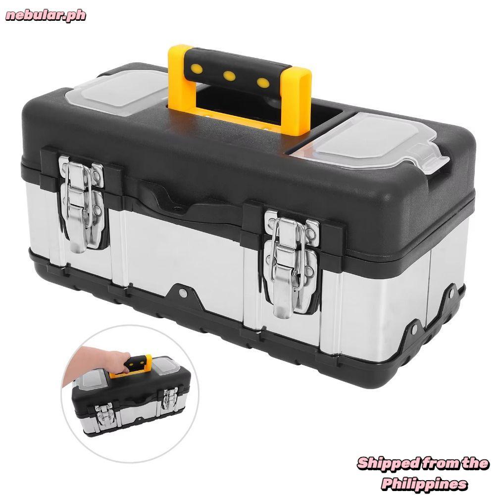 NEBULAR Multifunction Toolbox, Handheld Double-Layer Maintenance Parts ...
