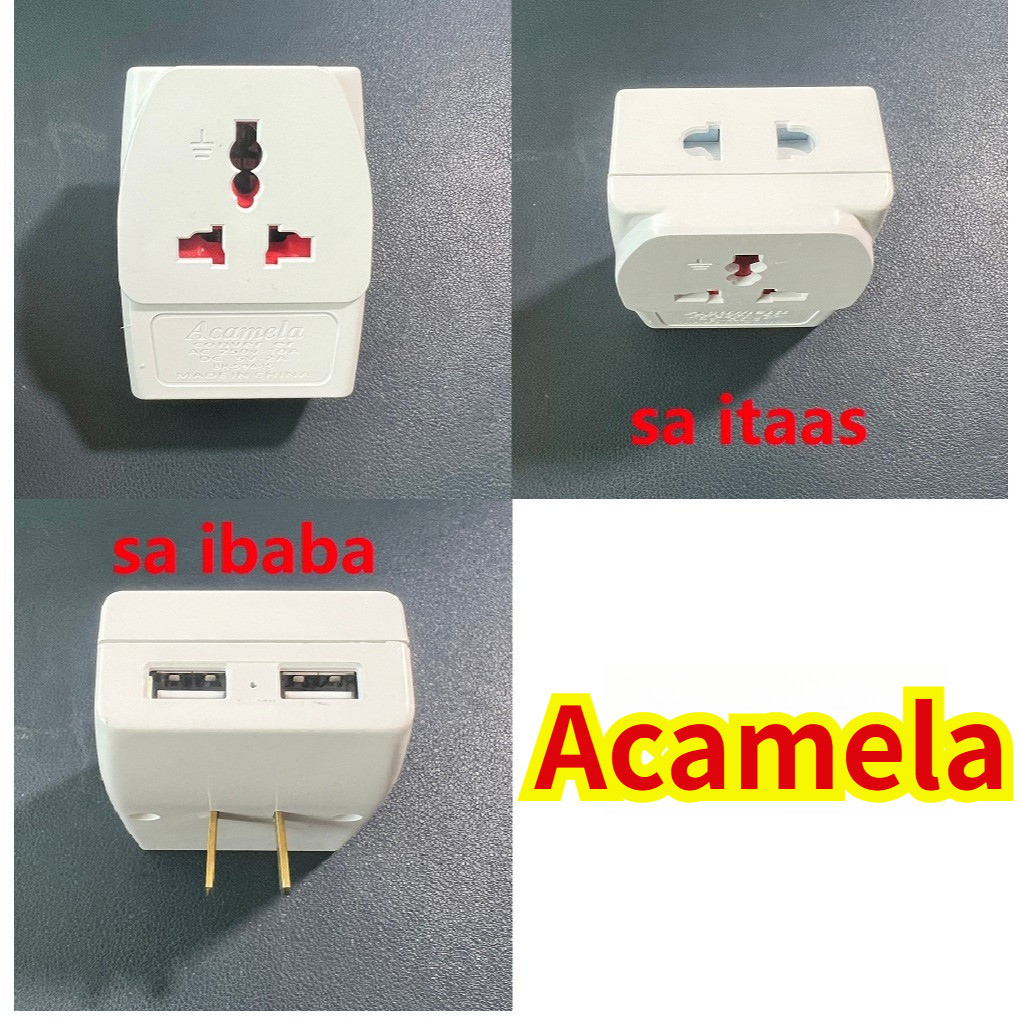 Extension Adaptor 3 Socket Outlet Power Adapter Three Plug Rotating ...