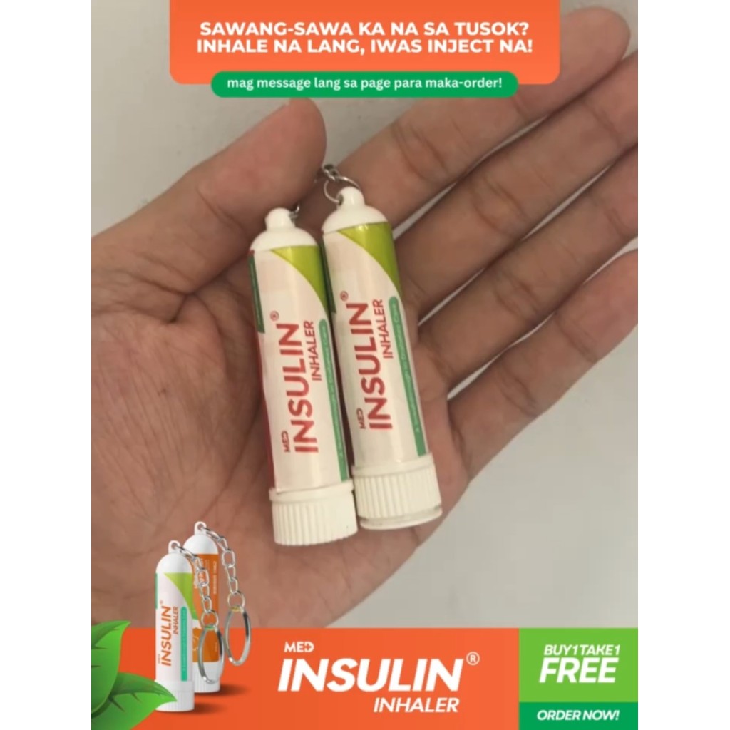 3BOTTLE Med Insulin Inhaler Ultra-Rapid Acting Insulin Alternative ...
