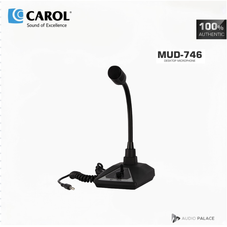 Carol MUD746 Desktop Microphone Uni-Directional Cardioid Dynamic Mic ...