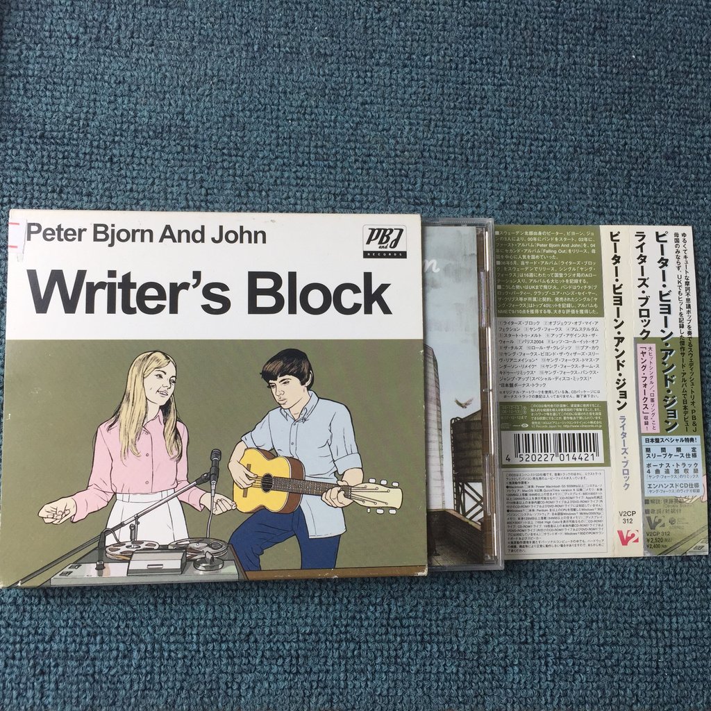 Writer's Block Peter Bjorn And John (Japan Edition ) zeng3 | Shopee ...