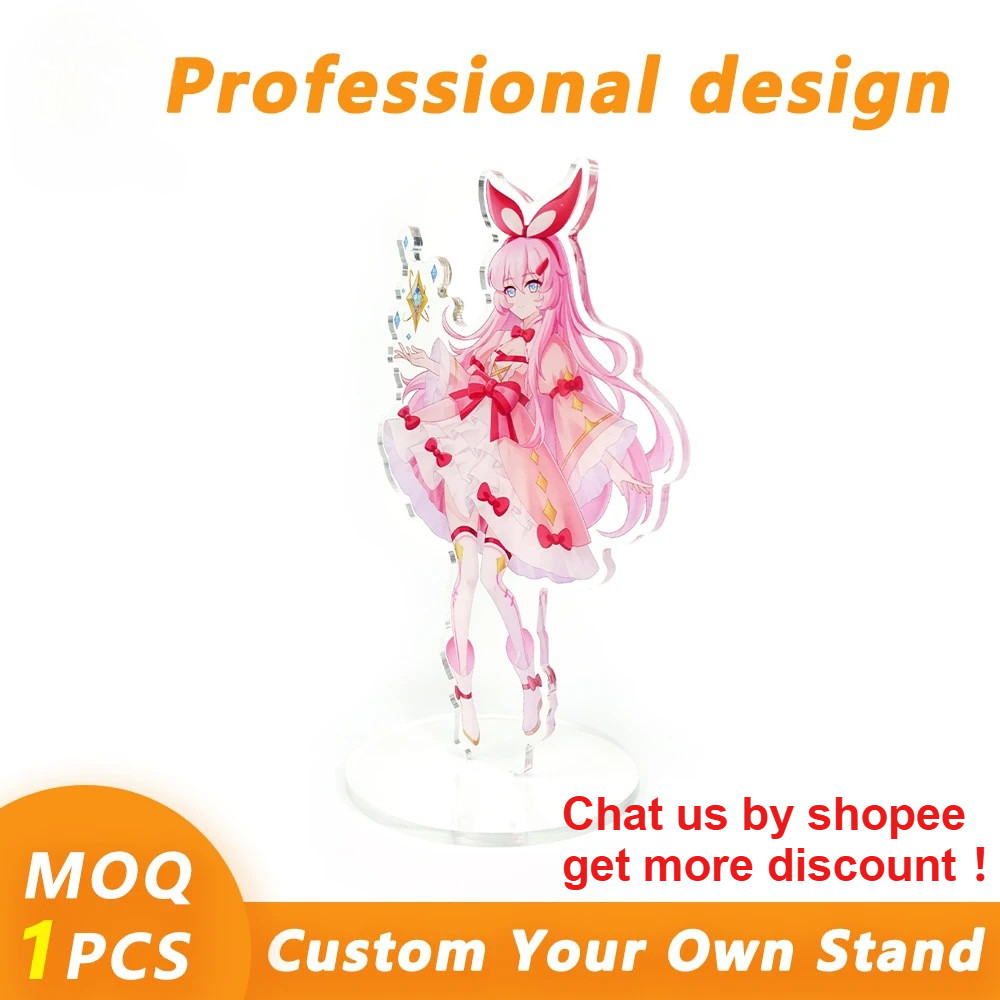 Custom Clear Acrylic Stand Personalized Anime Cartoon Character ...