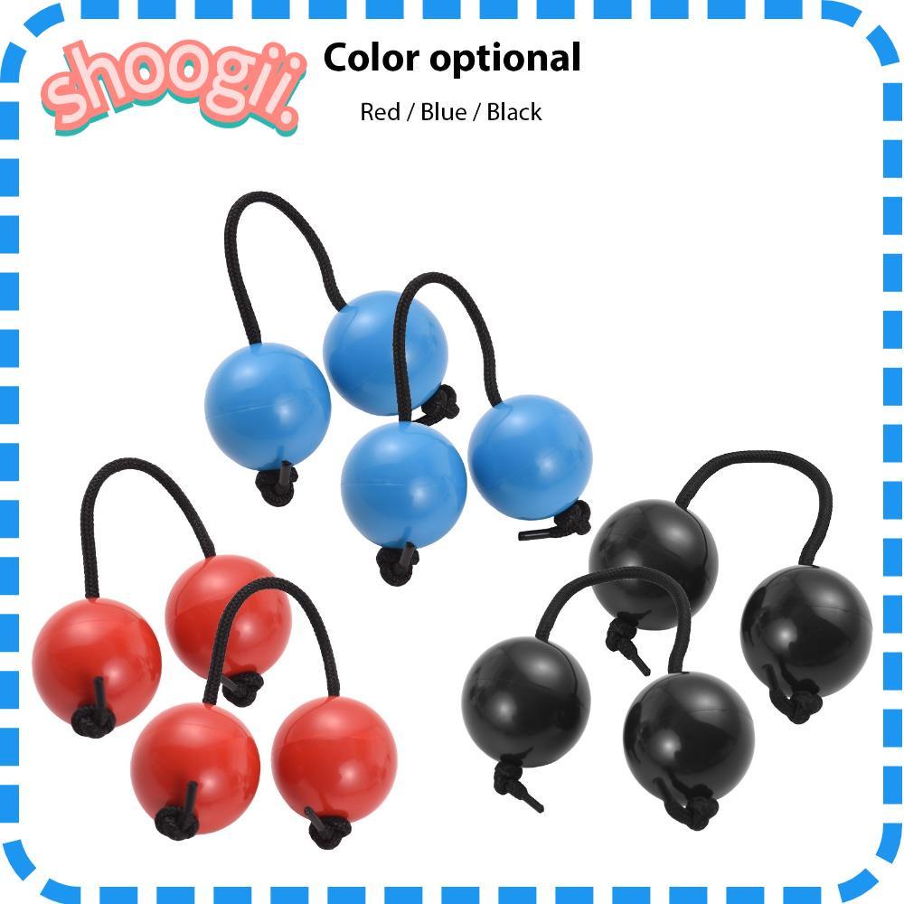 SHOOGYY 2 Pairs Aslatua Shakers , Plastic Percussion Instrument Kashaka ...
