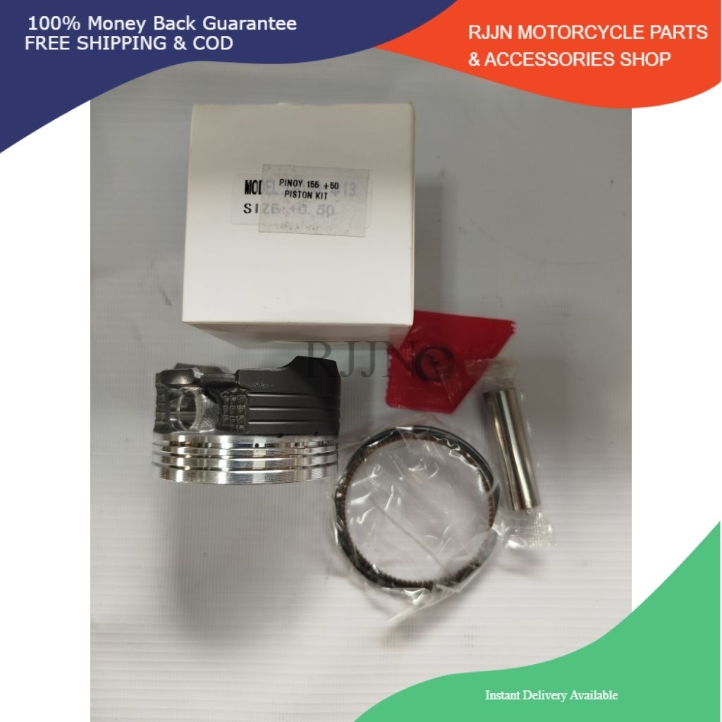 MOTOPOSH PINOY 155 PISTON SET ( STD, +50, +25 ) | Shopee Philippines