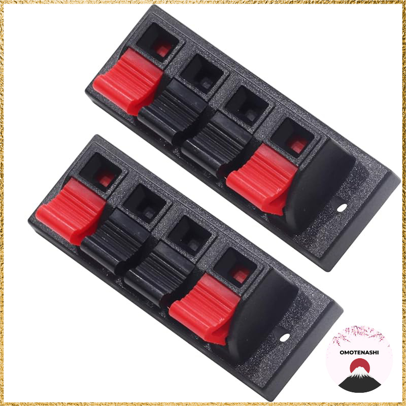 Audio fan speaker terminal push type speaker terminal block 4-pin 70mm ...
