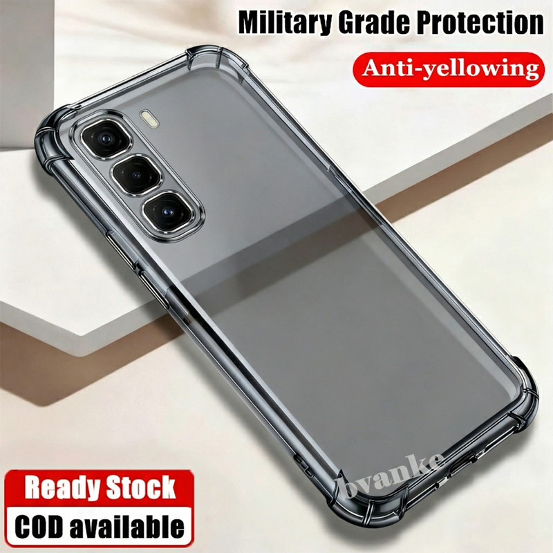 Phone Case for Infinix Hot 60 Pro+ X6886 Slim Translucent Soft Silicone ...
