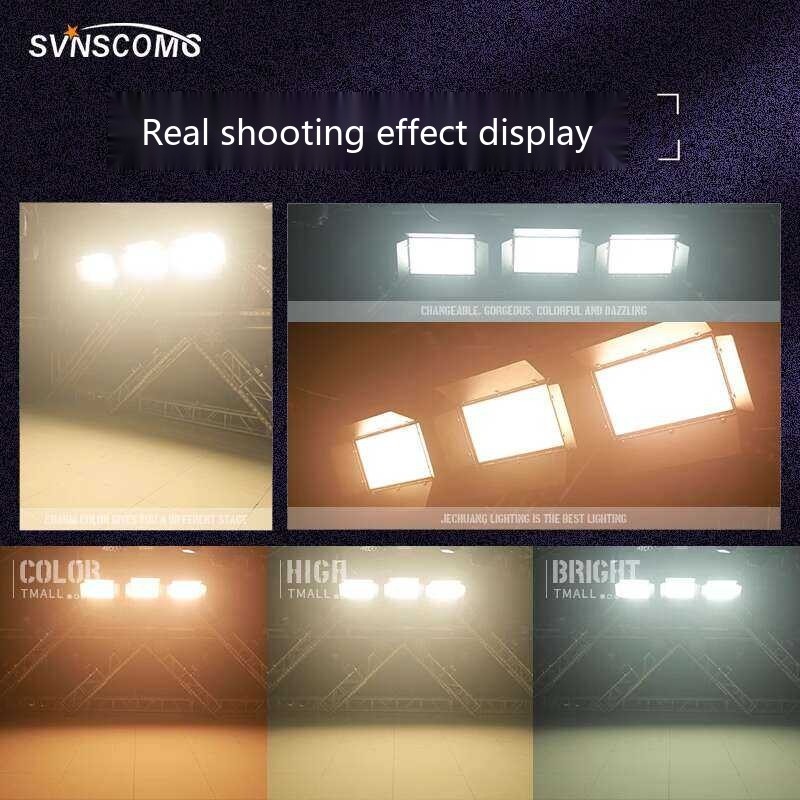 Tri-Color Face Stage LED Soft Panel Fill Light Live Streaming ...