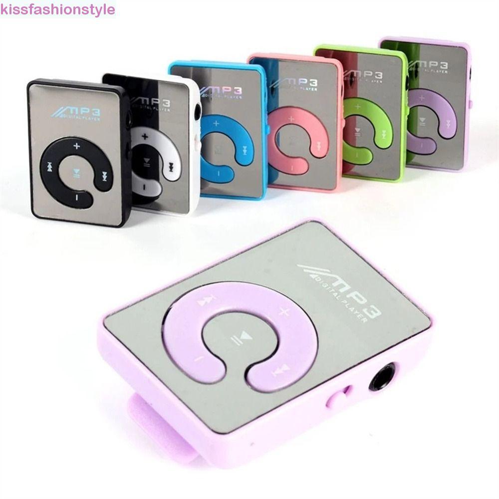 KISSFASHIONSTYLE Mp3 Music Player Student Ultra Thin Sport Loudspeaker ...