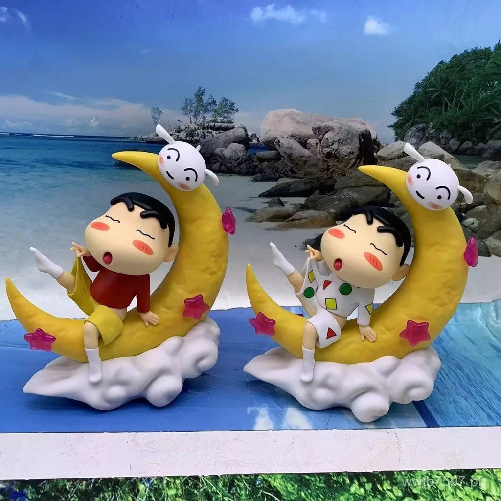 Crayon Shin-chan can glow Xiaoxin Model Moon Box Set Night Light ...