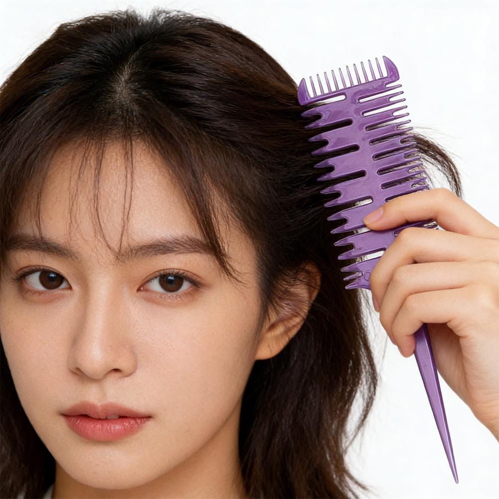 Fishbone Comb Artistic Highlighting Comb Large Blade Comb Fine-toothed ...