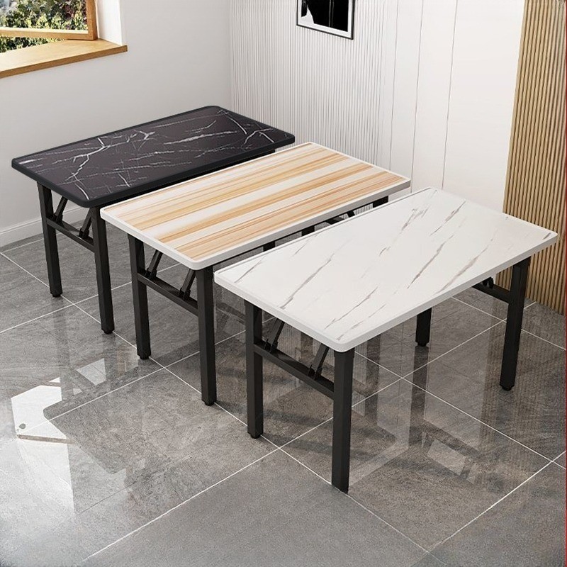 Solid Wood Foldable Table Heavy Duty Portable Desk For Dining Study ...