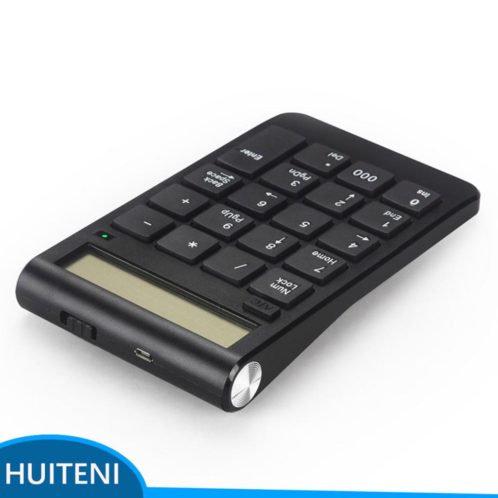 1/2 4G Wireless Numeric Keypad Rechargeable and Ergonomic for Desktop ...