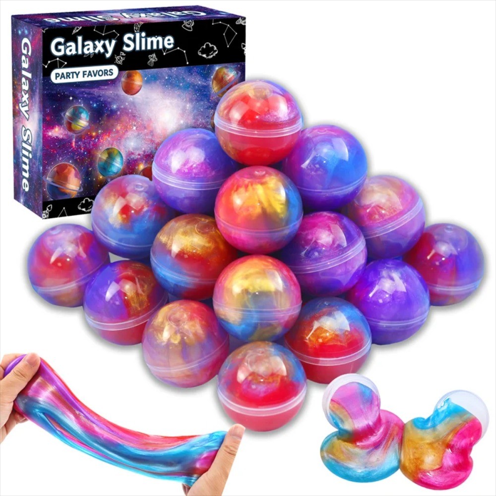 12-24PCS Stress Ball Fidget Toys Stress Relief Crystal Mud Ball Hand ...