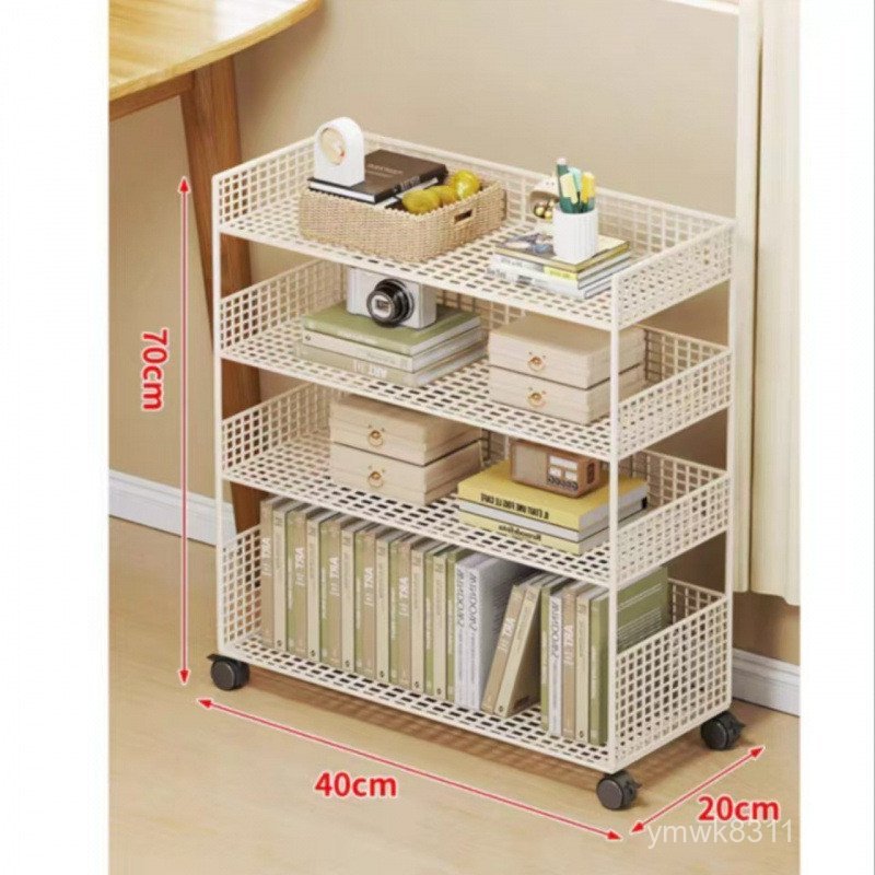 Movable Desk Bookside Simple Cabinet Storage Book Desk Shelf Desktop ...