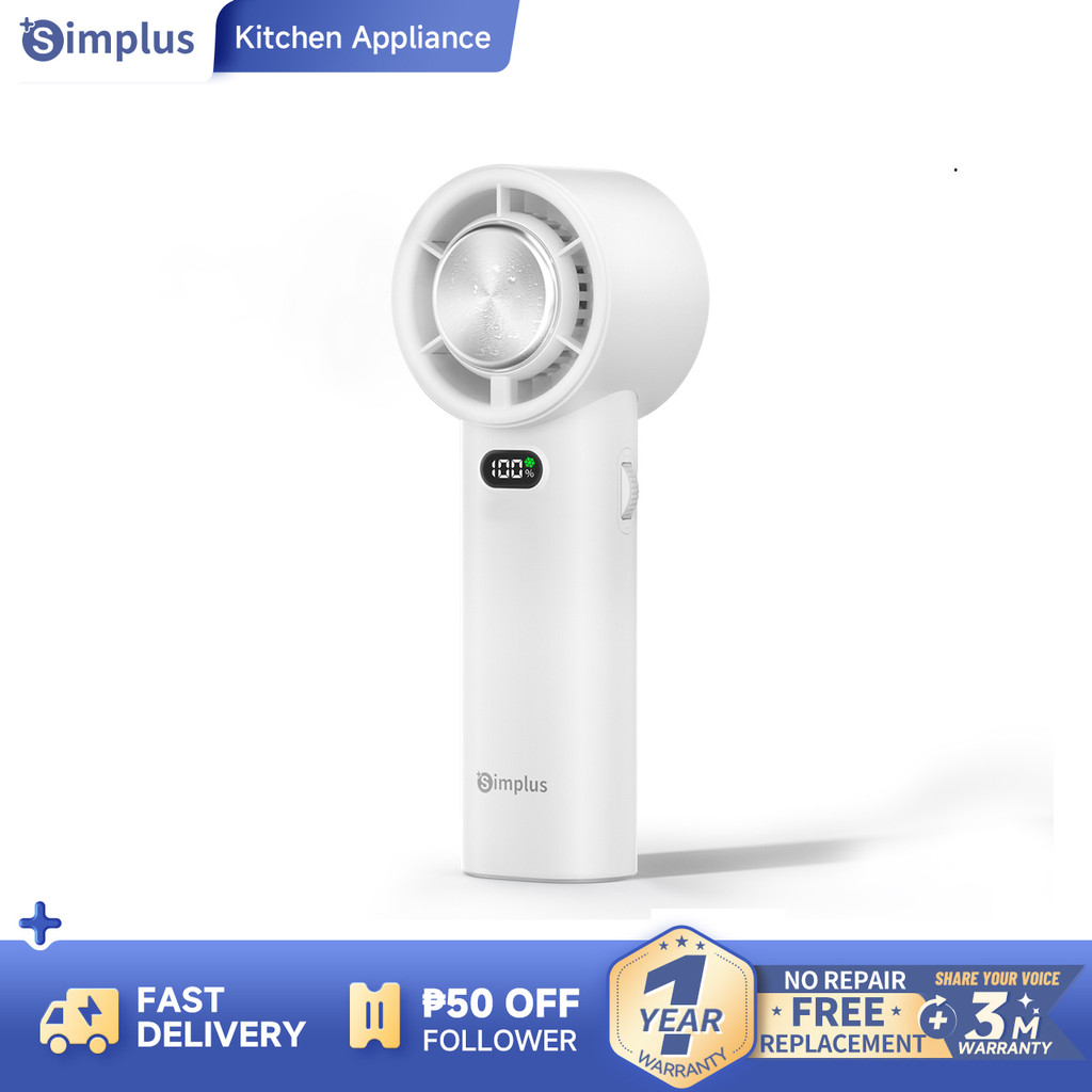 Simplus Mini Handheld Fan with High Speed Ice-Cooling Function 100 ...