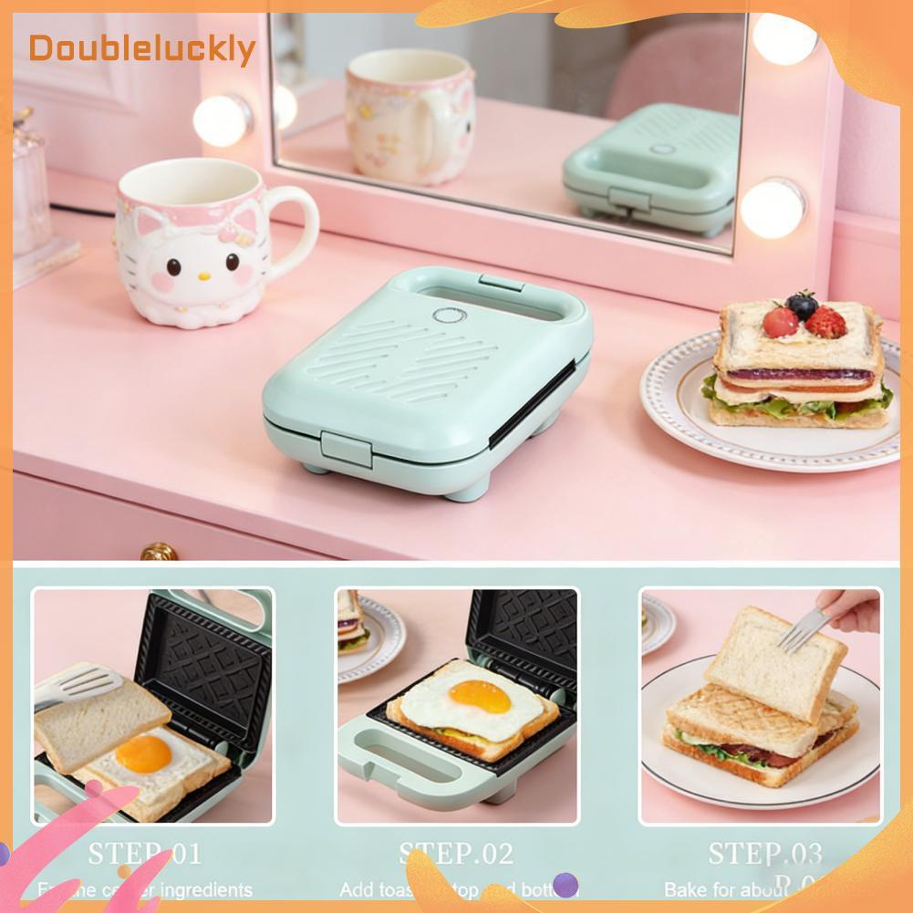 2 In 1 Electric Sandwich Maker Waffle Maker Breakfast Maker Toaster ...