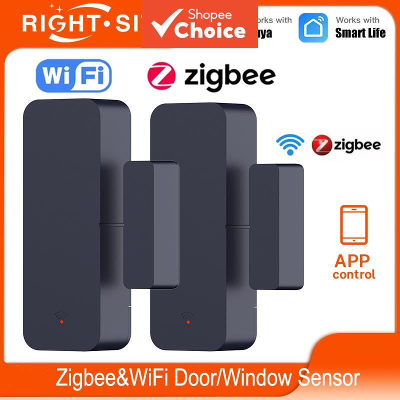 Zigbee Door Window Sensor Security Magnetic Alarm Smart Life Compatible ...