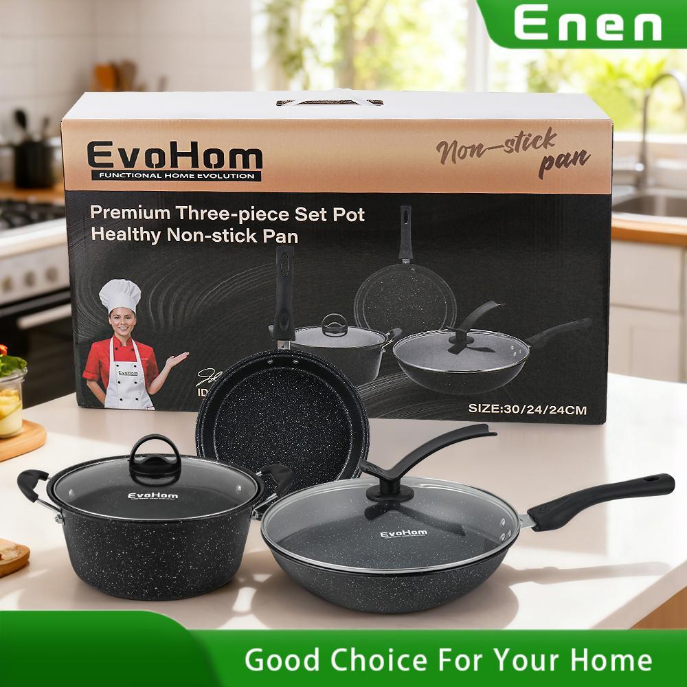 5Pcs Set And Pans Set Non Stick Cookware Sets Ans Pan Set Kitchen ...