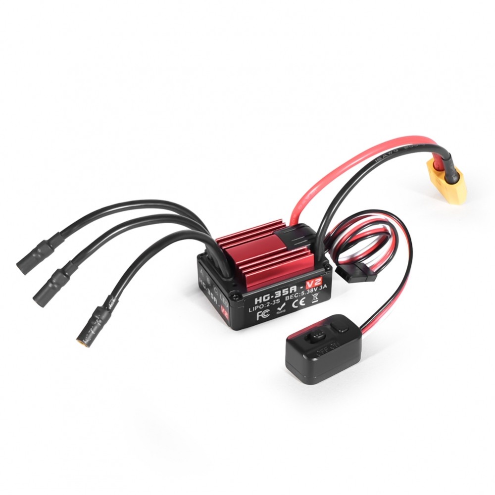 Brushless ESC External Programming Port Low Voltage Cut-off Protection ...