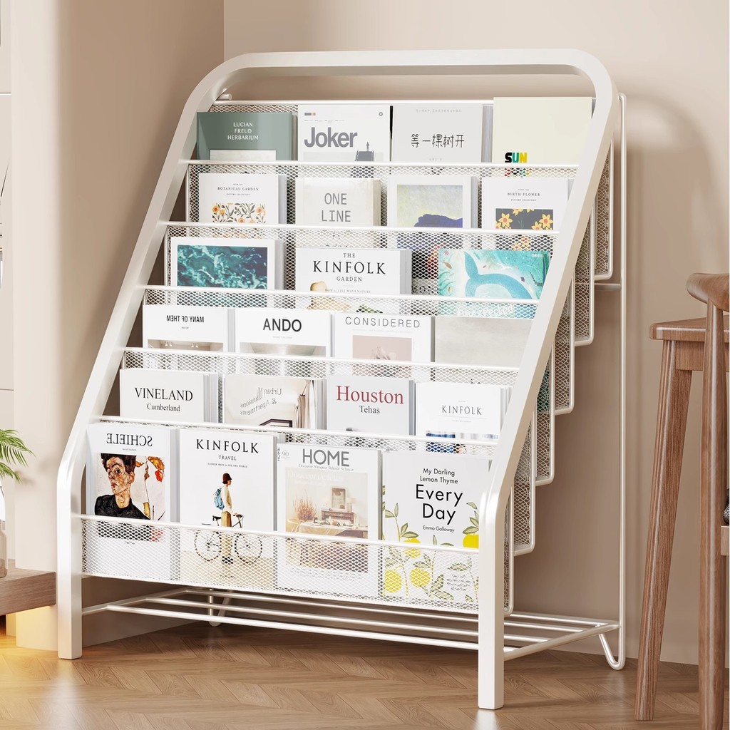 Newspaper Holder Rack Magazine Display Stand Office Drawing Document ...
