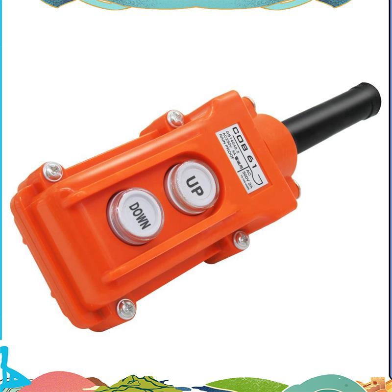 Rain Proof Up-Down Switch Control Station Crane Pendant Hoist Push ...
